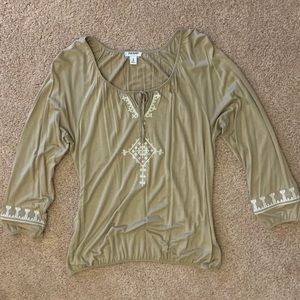 OLD NAVY | long sleeve shirt with lace detail